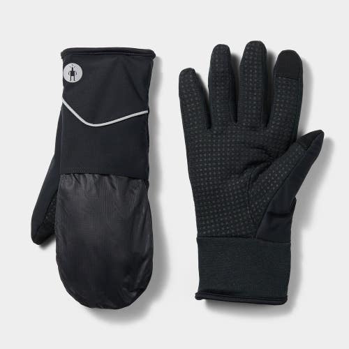 Smartwool Active Fleece Wind Mittens Unisex M Black Cold Weather Gloves DAC233