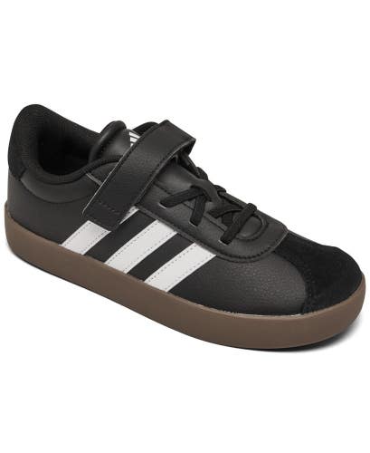 Adidas VL Court 3.0 ID9154 Sneakers Kids 3 M Black Skateboarding Shoes ZOGG4160