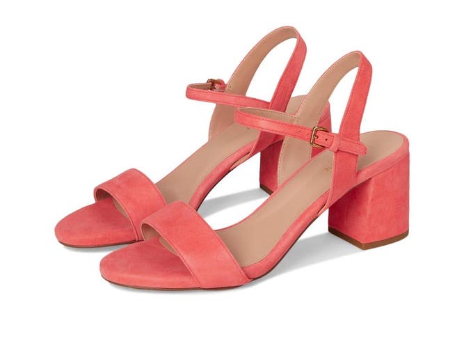 Cole Haan Josie W32109 Sandals Womens US 8 B Dubarry Leather Block Heel ZOGG4138