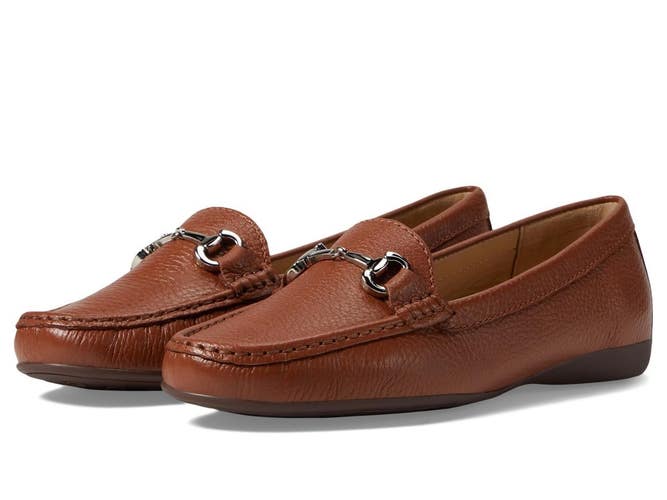 Marc Joseph New York Carter Road Bit Loafers Women's 9 W Brown Leather ZOGG4118