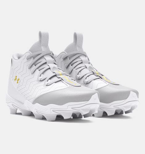 Under Armour Harper 9 RM 3027442-101 Men's US 15 White Baseball Cleats RHS9841
