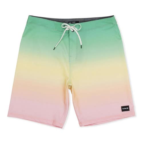 Hurley Phantom Eco Weekender 20 Board Shorts Men 38 Liquid Jade Swimwear GBO4504