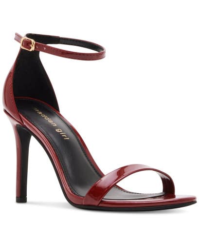Madden Girl Brazen BRAZ01J1 Sandals Women's 8 M Dark Cherry Ankle Strap ZOGG4264