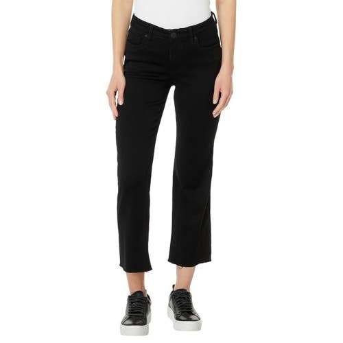 KUT from the Kloth Kelsey Flare Jeans Women's 12 Black Denim Stretch GBO4522