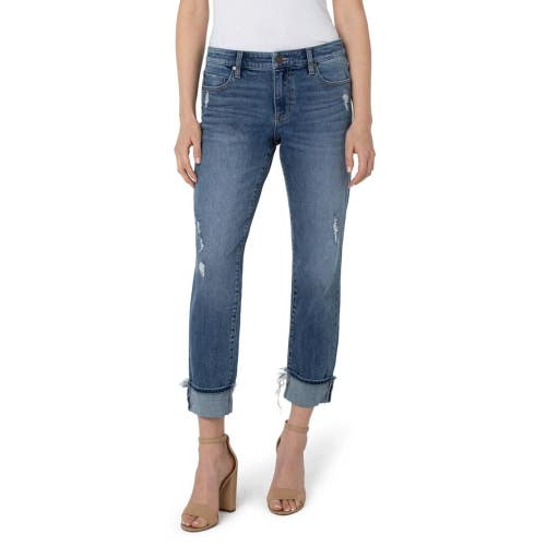 Liverpool Los Angeles Marley Girlfriend Jeans Women's 0X25 Amston Cuffed DAC234