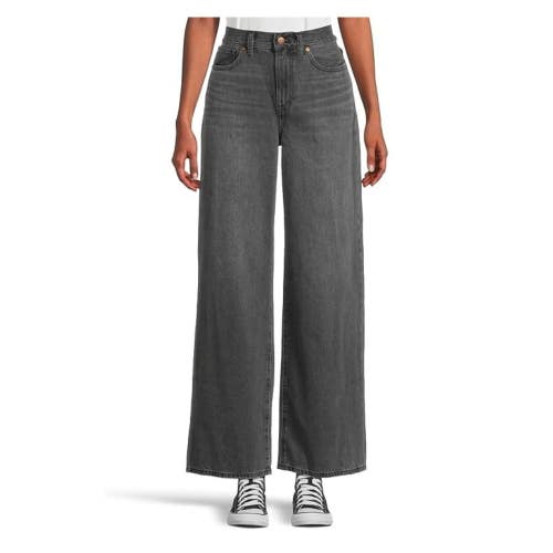 Madewell Superwide Leg Jeans Womens 28 Kingswood Wash Denim High Waisted GBO4509