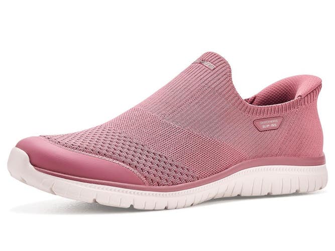 Skechers Virtue - Serendipity Sneakers Womens US 9.5 Pink Slip On Shoes ZOGG4104