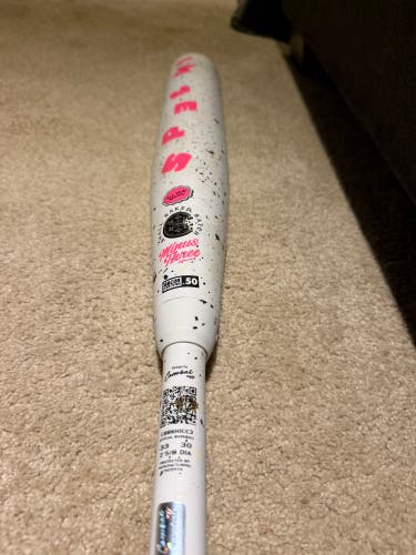 2027 Combat Spec H1 Hybrid BBCOR Certified Bat (-3) 30 oz 33" (Used)