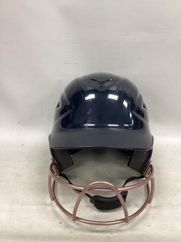 Used All-Star ULTRA COOL Batting Helmet w/Mask Navy Blue One Size 11851-S000053921