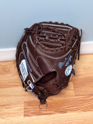 Rawlings Heart of the Hide 33.5" Catchers Mitt PRORCM335 CHOCOLATE RARE BASEBALL