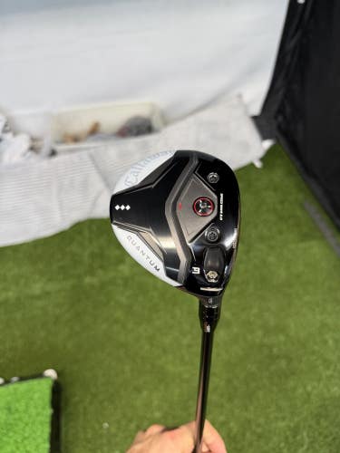 Callaway Quantum Triple Diamond 3 Wood 15* Ventus Black 7-S Shaft RH No HC