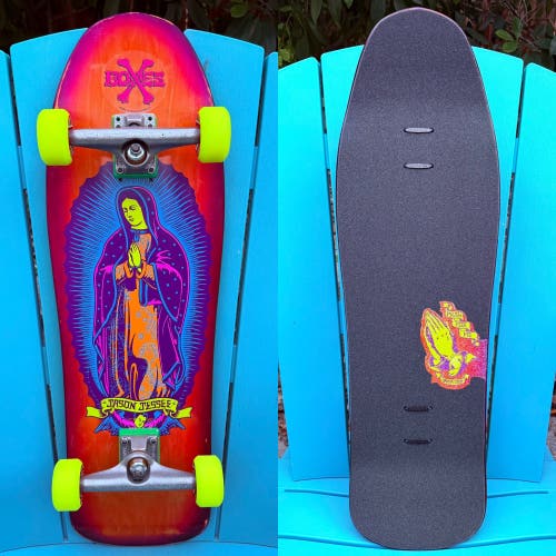 Santa Cruz Jason Jessee Guadalupe Sunburst Complete Skateboard Crossbones Wheels
