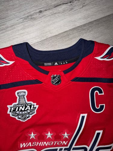 Alex Ovechkin Capitals Adidas Authentic Jersey - 46