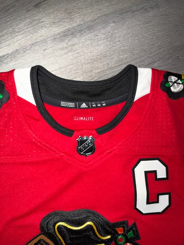 Jonathan Toews Blackhawks Adidas Authentic Jersey - 46