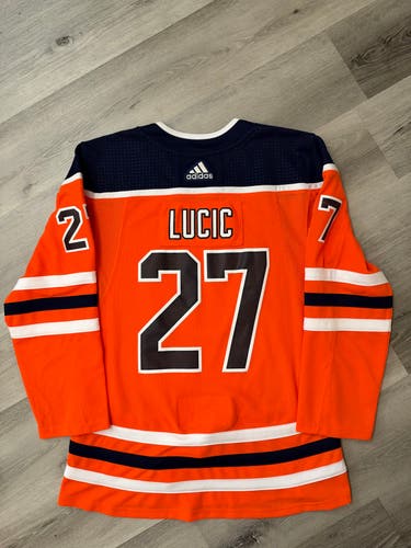Milan Lucic Oilers Adidas Authentic Jersey - 46