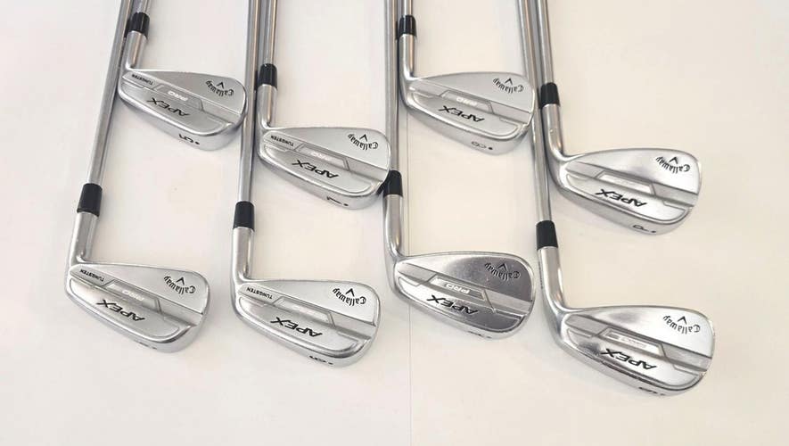 Callaway Apex Pro Iron Set 4-G / Project X Steel Stiff Shafts