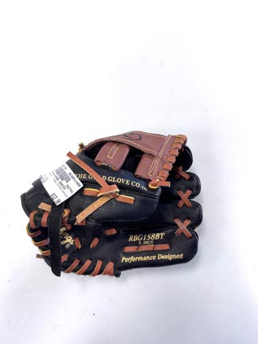 Used Rawlings PLAYER SERIES BB/SB Glove RH Throw Black 9" 11860-S000317154