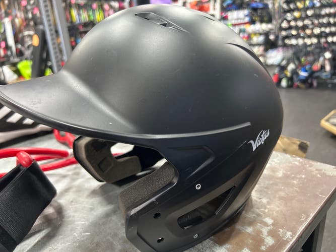 Used Victus HELMET Batting Helmet No Mask Black LG 11337-S000498983