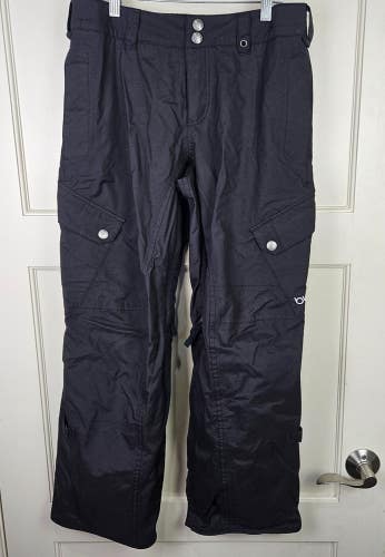 Burton Womens Snowboarding Pants Size: S Black Cargo Pockets Ski Insulated