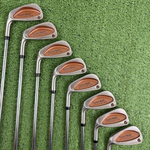 Taylormade Burner Oversize Iron Set Precision Rifle S-90 Stiff Flex Left Handed