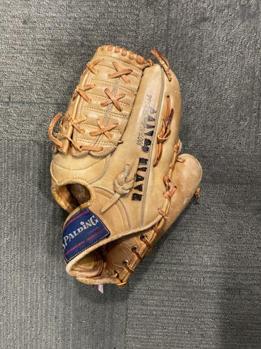 Used Spalding TRIPLE CROWN MODEL BB/SB Glove RH Throw Brown 11 1/2" 11614-S000245794