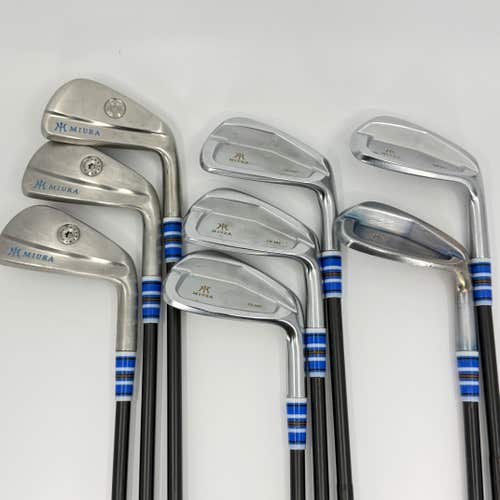 Miura CB-302 7-GW + IC-601 4-6 Blend 4-GW Iron Set RH DG S400 115 Mid Black Tour