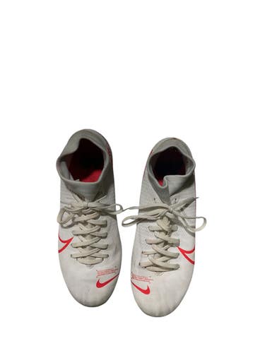 Used Nike Soccer Cleats White Junior 04.5 11847-S000039615