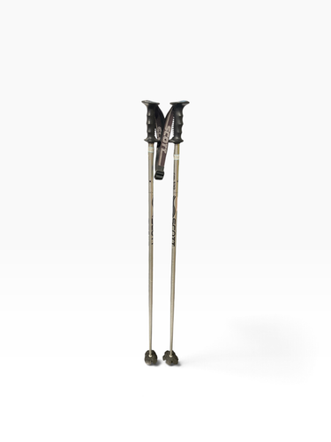 Used Scott APLINE SKI POLES Mens DH Ski Pole Silver 130 cm / 52 in 11847-S000039611
