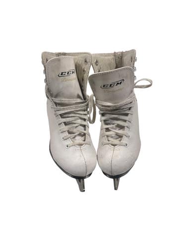 Used SKATES Girls Softboot Skate White Junior 01 11847-S000039642