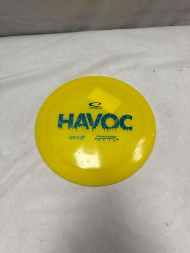 Used Latitude 64 OPTO HAVOC Disc Golf Driver Yellow 11490-S000278344