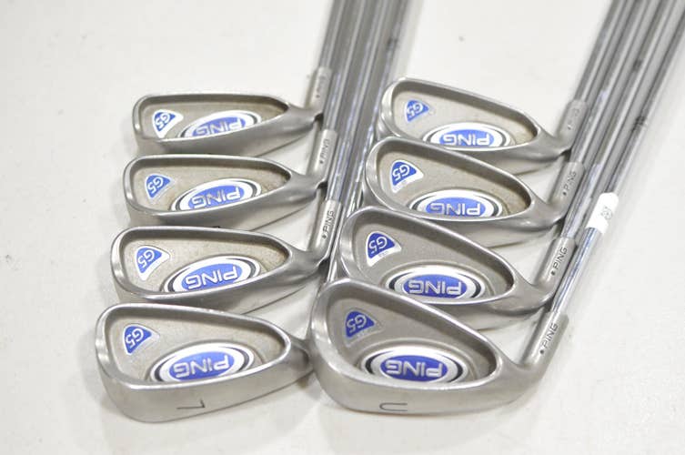 LEFT HANDED Ping G5 4-W,UW Iron Set Regular Flex Black Dot Steel #227854