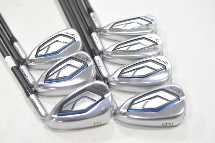 Ping G440 6-W,UW,52 Iron Set Regular Flex Black Dot Alta CB RH Graphite #228642