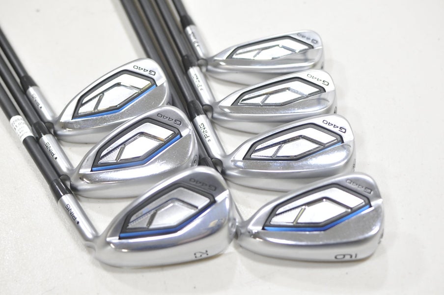 Ping G440 6-W,UW,52 Iron Set Regular Flex Black Dot Alta CB RH Graphite #228642