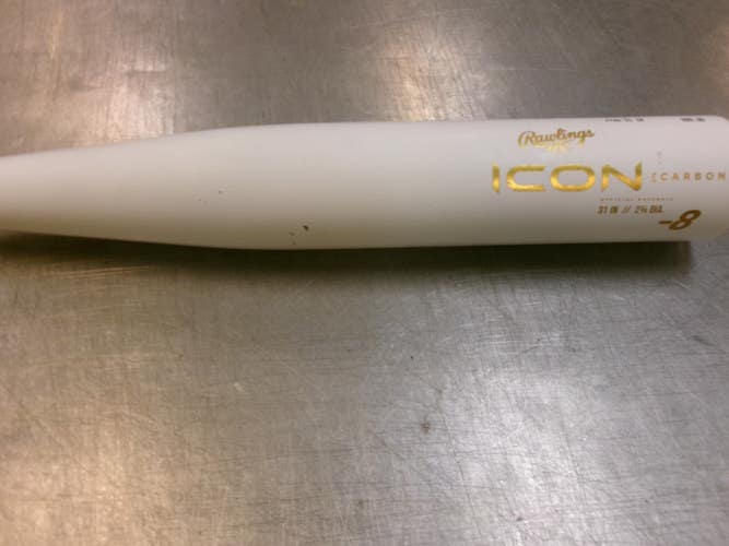 Used Rawlings ICON CARBON BB/SB USSSA 2 3/4 Bat 31" 11339-S000207850