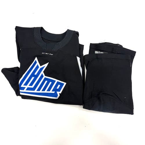 Used Black CCM Practice Jersey + Black Practice Socks Size 56