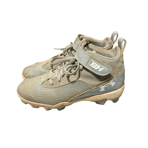 Used Under Armour BRYCE HARPER GRAY BB/SB Cleats Grey Junior 04 11834-S000058234