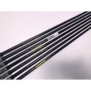 True Temper DG Mid S400 Tour Issue Stiff Iron Set of 7 Shafts 34.50''-37'' 0.355