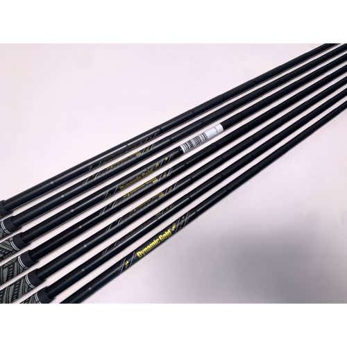 True Temper DG Mid S400 Tour Issue Stiff Iron Set of 7 Shafts 34.50''-37'' 0.355