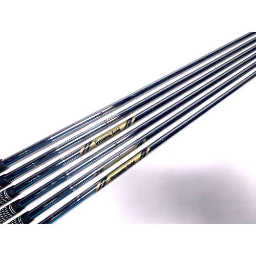 True Temper DG X100 Tour Issue XStiff Iron Set of 6 Shafts 34.75''-37.25'' 0.355