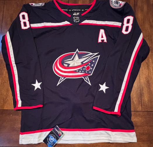 Columbus Blue Jackets Zach Werenski Fanatics Stitched Jersey Small (46) NWT