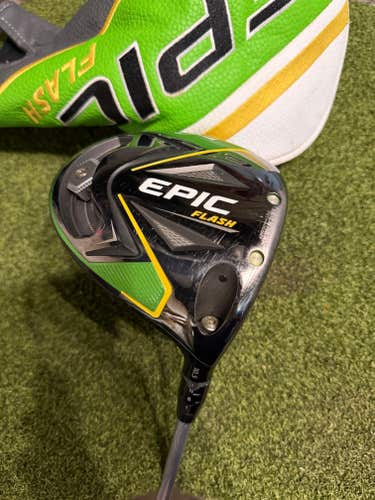 Callaway Epic Flash 10.5* Driver, Evnflow Regular Flex, RH