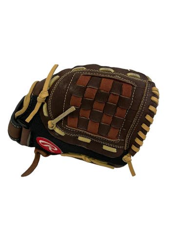 Used Rawlings Playmaker Series RH Throw 11" Brown BB Glove 11692-S000158694
