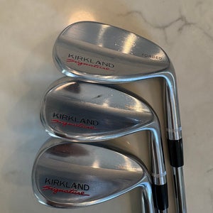 Kirkland Signature Gen 3 Forged Wedge Set 52° 56° 60° RH Lamkin Golf Wedges