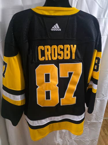Authentic Adidas Pittsburgh Penguins jersey — Sidney Crosby #87 (Captain).