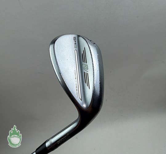 Used Titleist Vokey SM9 M Grind Chrome Wedge 60*-08 Wedge Flex Steel Golf Club