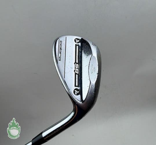 Used Cobra King Snakebite 56*-10 Versatile Wedge 125g Stiff Flex Steel Golf