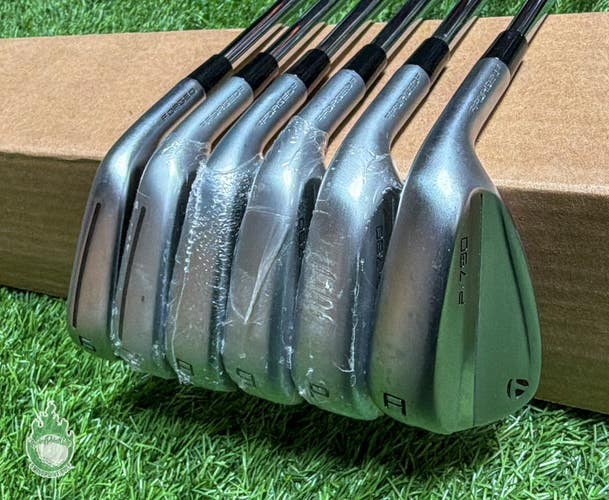 Used RH 2023 TaylorMade P-790 Irons 6-PW/AW S300 Stiff Flex Steel Golf Set