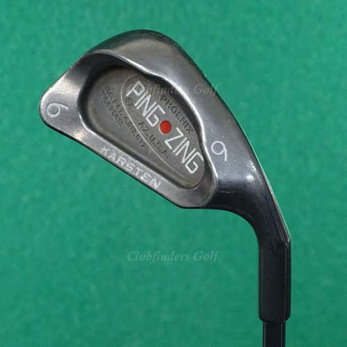Ping Zing Stainless Red Dot Single 6 Iron Karsten KT-M Steel Stiff