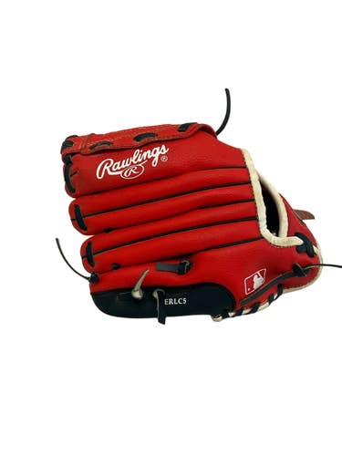 Used Rawlings PL90SSG BB/SB Glove T-ball Red 9" 11692-S000158644