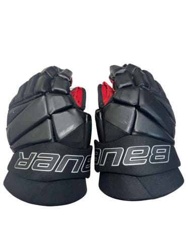 Used Bauer VAPOR 3X Senior Gloves White/Black/Red 14" 11835-S000213515